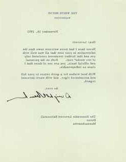 德怀特·艾森豪威尔给莱弗里特·索尔顿斯托尔的信，1953年11月16日 