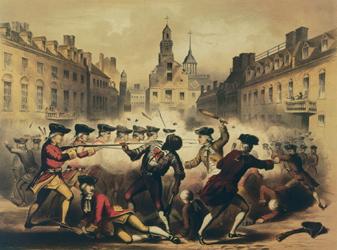 波士顿大屠杀，1770年3月5日