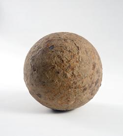 Cannonball found after the Battle of Lexington Lead