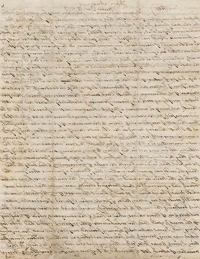 Letter from 约翰安德鲁斯 to 威廉 Barrell, 18 December 1773 手稿
