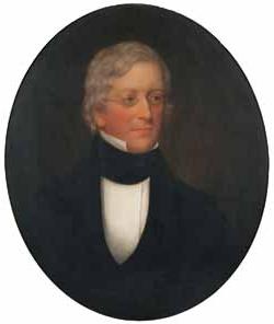 This oil on canvas portrait by Chester Harding depicts Leverett Saltonstall (1783-1845)