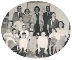 This photograph depicts Leverett Saltonstall's family from Thanksgiving 1962