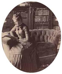 This photograph by Lawrence Brooks depicts Eleanor Brooks Saltonstall (1867-1961)