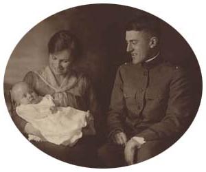 This photograph depicts Leverett Saltonstall (1892-1979), Alice Wesselhoeft Saltonstall (1893-1981), and Leverett Saltonstall Jr. (1917-1966)